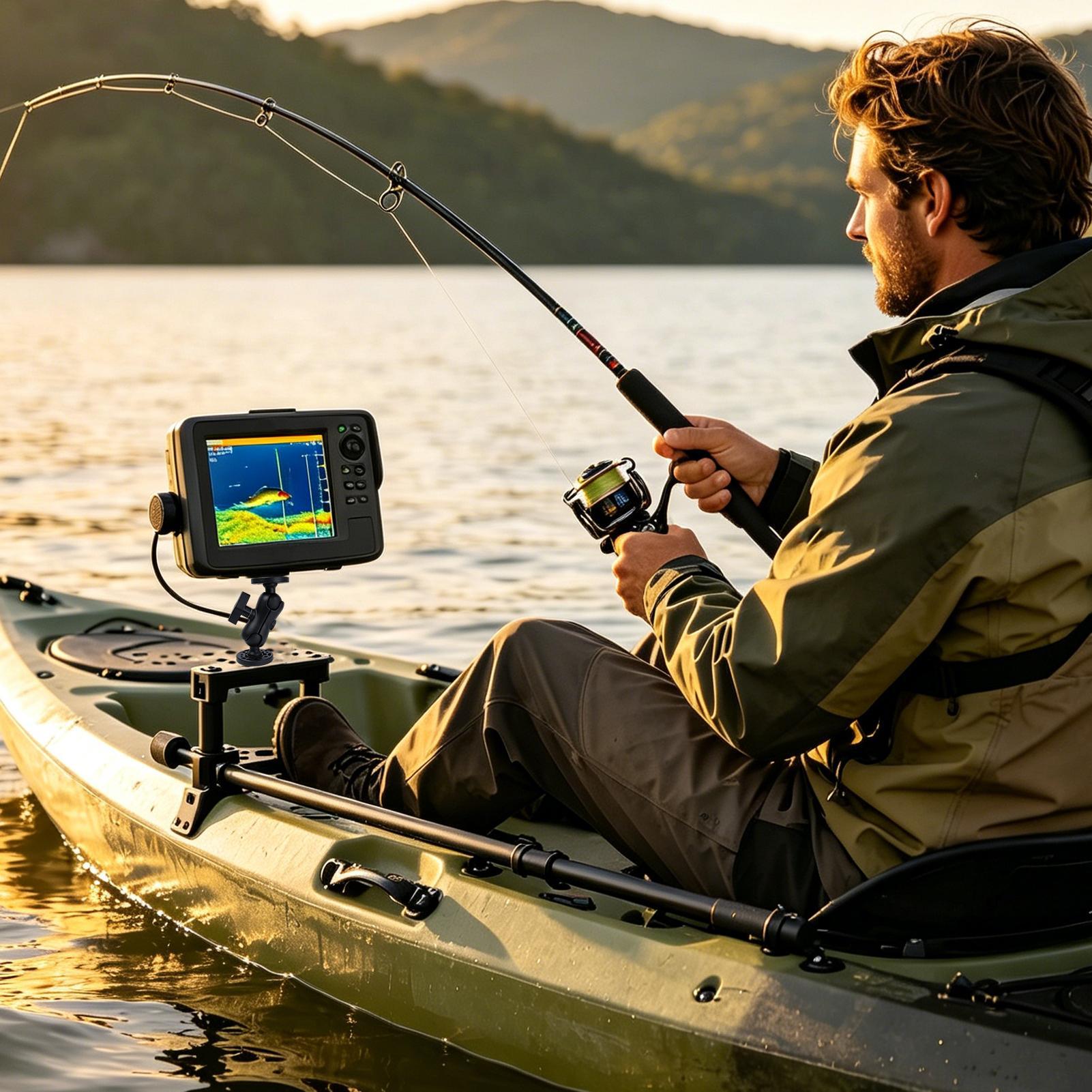 Dudukan Fish Finder Kayak 360  - Fishing Kayak Fish Finder Mount ulasan dan harga