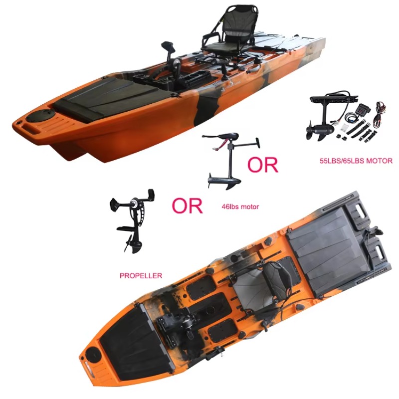 Kayak Tunggal Vicking 12.6FT d - Fishing Kayak Trolling Motor ulasan dan harga