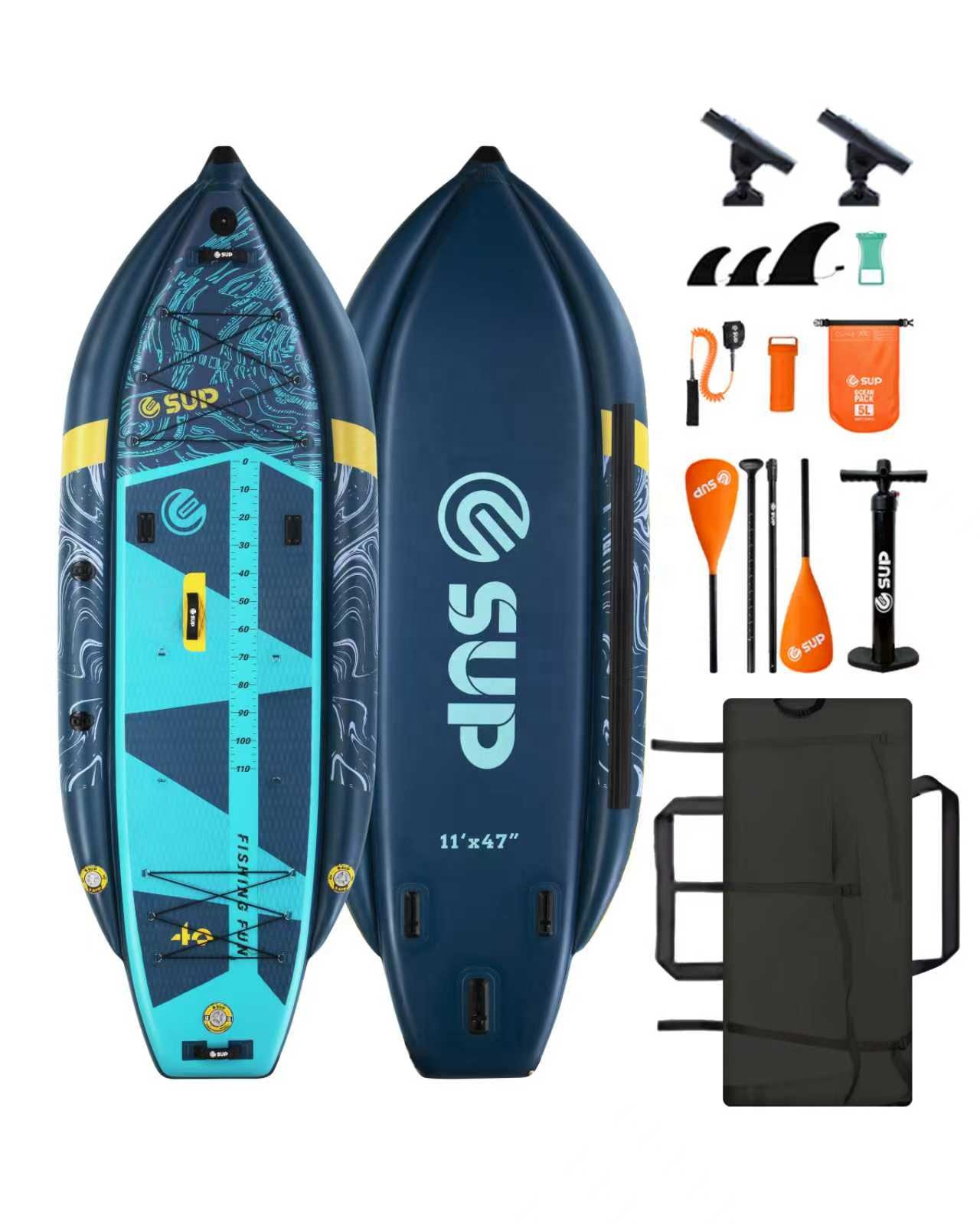 Kayak Memancing Tiup dengan Du - Fishing Kayak Rod Holder ulasan dan harga
